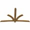 Ekena Millwork Davenport Rough Sawn Timber Gable Bracket, Western Red Cedar, 108"W x 68"H x 2"D x 6"F, 15/12 Pitch GBW108X68X0206DAV00RWR - alternate 4